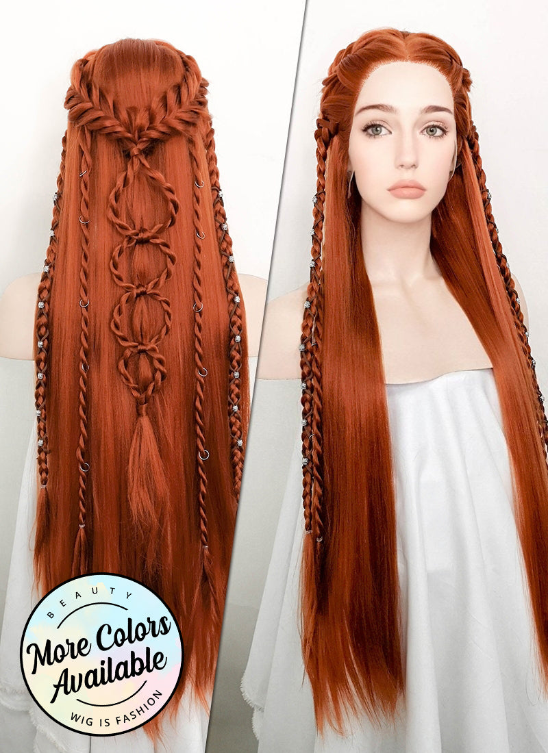 Lace frontal braid clearance wig