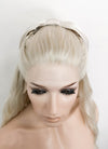 Pastel Ash Blond Braided Lace Front Synthetic Wig LF2101