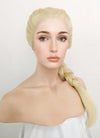 Light Blonde Braided Lace Front Synthetic Wig LF2113