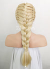 Light Blonde Braided Lace Front Synthetic Wig LF2113