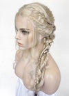 The Witcher 3 Ciri Pastel Ash Blonde Braided Lace Front Synthetic Wig LF2134