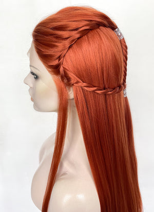 Ginger Braided Yaki Lace Front Synthetic Wig LF2140