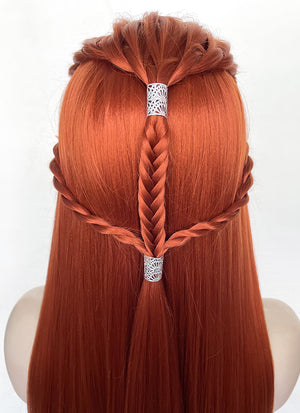 Ginger Braided Yaki Lace Front Synthetic Wig LF2140
