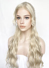 Pastel Ash Blonde Braided Lace Front Synthetic Wig LF2156