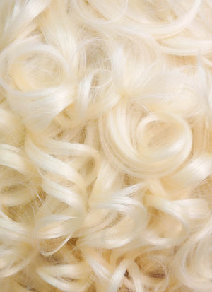 Light Blonde Wavy Bob Lace Front Synthetic Wig LF235