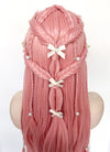 Pastel Pink Braided Lace Front Synthetic Wig LF2501