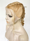 Two Tone Blonde Braided Lace Front Synthetic Wig LF2506