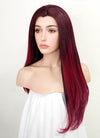 Two Tone Red Straight Lace Front Synthetic Wig LF3177