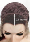Two Tone Red Straight Lace Front Synthetic Wig LF3177