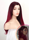 Two Tone Red Straight Lace Front Synthetic Wig LF3177