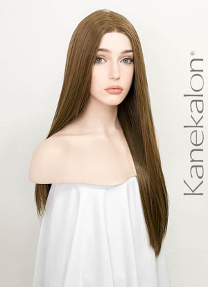 Brunette Straight Lace Front Kanekalon Synthetic Wig LF3238