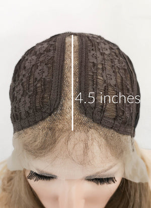 Mixed Blonde Wavy Lace Front Kanekalon Synthetic Wig LF3245