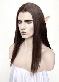 Critical Role The Legend of Vox Machina Vax'ildan Brunette Straight Lace Front Synthetic Wig LF3276