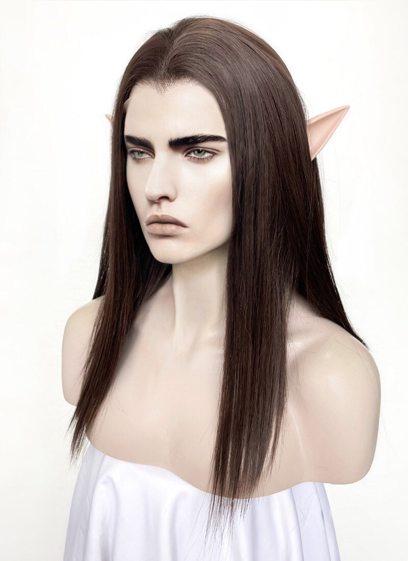 Critical Role The Legend of Vox Machina Vax'ildan Brunette Straight Lace Front Synthetic Wig LF3276