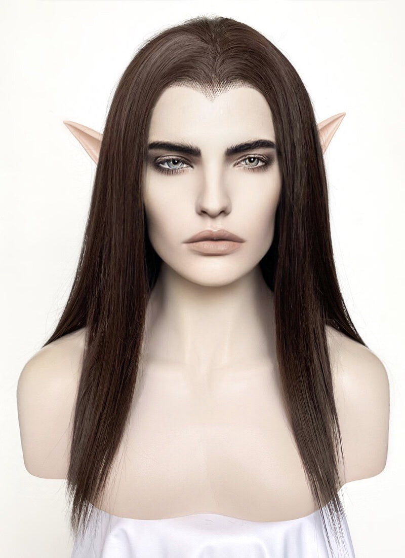 Critical Role The Legend of Vox Machina Vax'ildan Brunette Straight Lace Front Synthetic Wig LF3276