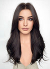 Brunette Wavy Lace Front Synthetic Wig LF3291