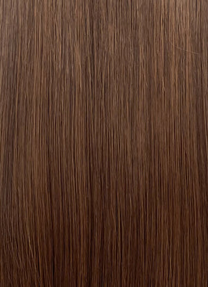 Brown And Ginger Money Piece Straight Lace Front Kanekalon Synthetic Hair Wig LF3301