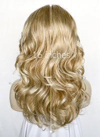 Mixed Blonde Wavy Blowout Lace Front Synthetic Hair Wig LF3320