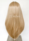 Blonde Curtain Bangs Straight  Layered Hush Cut Lace Front Synthetic Hair Wig LF3332