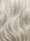 Pastel Blondish Grey Wavy Bob Lace Front Synthetic Wig LF369