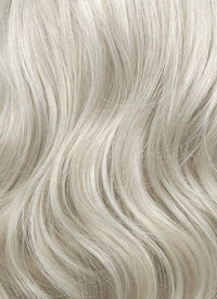 Pastel Blondish Grey Wavy Bob Lace Front Synthetic Wig LF369