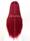 Red Straight Lace Front Synthetic Wig LF5058