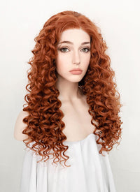 Auburn Wavy Lace Front Synthetic Wig LF5107
