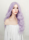 Pastel Purple Wavy Lace Front Synthetic Wig LF5110