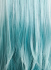 Pastel Blue Straight Lace Front Synthetic Wig LF5132A