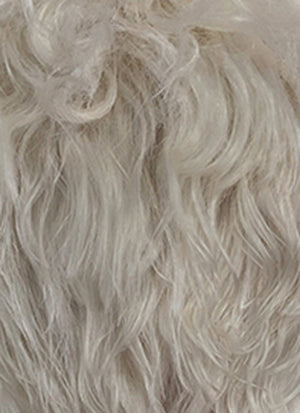 The Sandman Desire Pastel Blondish Grey Straight Pixie Lace Front Synthetic Men's Wig LF5143A