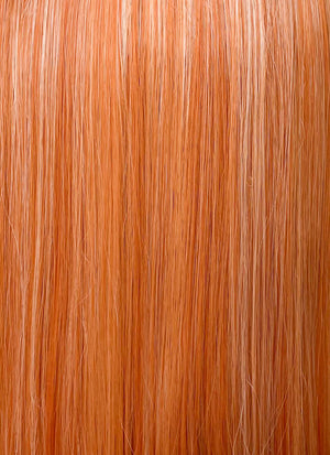 Orange Mixed Blonde Straight Lace Front Synthetic Wig LF5163