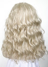 Light Ash Blonde Wavy Lace Front Synthetic Wig LF6004