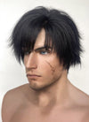 Final Fantasy XVI Clive Rosfield Jet Black Straight Yaki Lace Front Synthetic Men's Wig LF6012