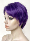Ahsoka Sabine Wren Purple Straight Lace Front Synthetic Wig LF6030