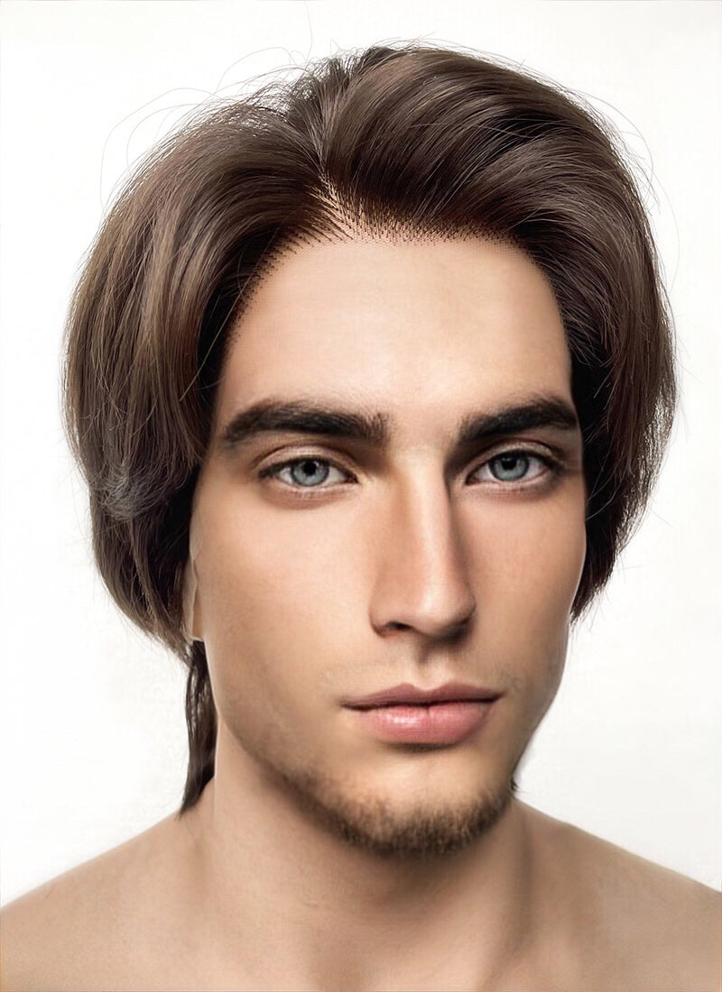 Tangled Flynn Rider Brunette Straight Lace Front Synthetic