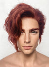 The Arcana: A Mystic Romance Julian Devorak Auburn Wavy Lace Front Synthetic Men's Wig LF6035