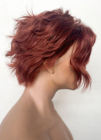 The Arcana: A Mystic Romance Julian Devorak Auburn Wavy Lace Front Synthetic Men's Wig LF6035