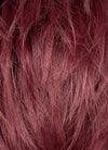 Good Omens Crowley Dark Burgundy Straight Lace Front Synthetic Men's Wig LF6045