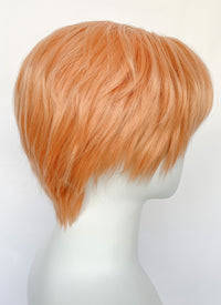 Orange Straight Lace Front Synthetic Men's Wig LF6051