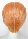 Orange Straight Lace Front Synthetic Men's Wig LF6051