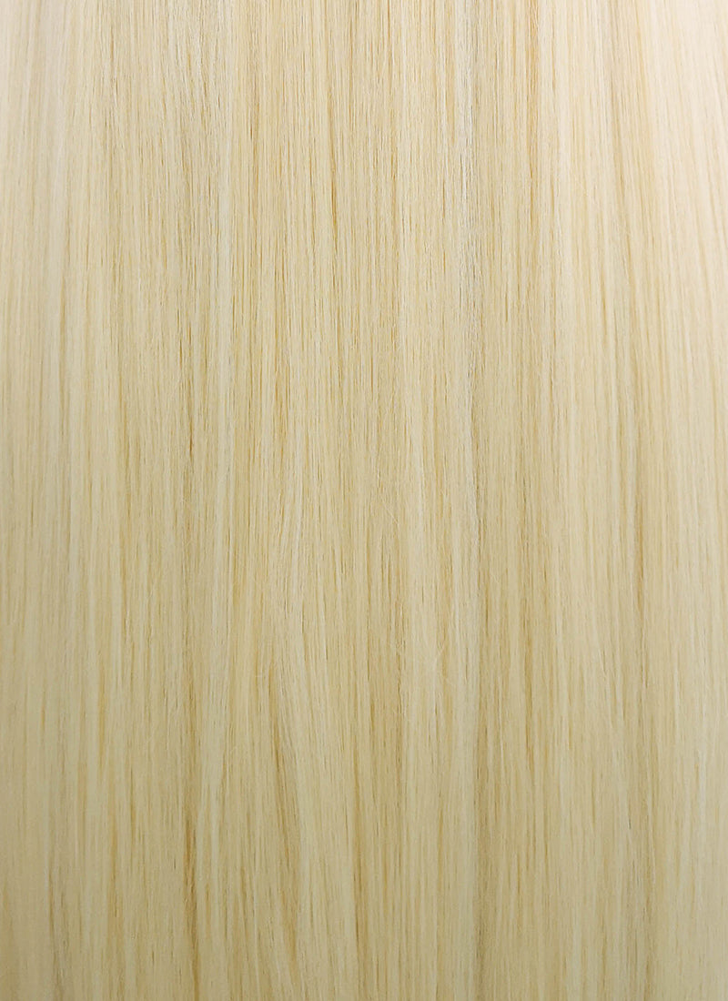 Straight Yaki Blonde Lace Front Synthetic Wig LF701E