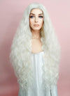 White Wavy Lace Front Synthetic Wig LF741B