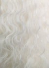 White Wavy Lace Front Synthetic Wig LF741B
