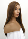 Brunette Straight Lace Front Synthetic Wig LFB006