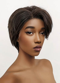 Short Brunette Lace Front Synthetic Wig LFB1312A