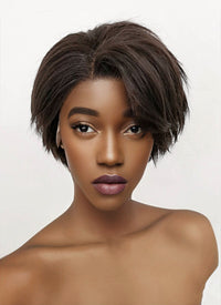 Short Brunette Lace Front Synthetic Wig LFB1312A