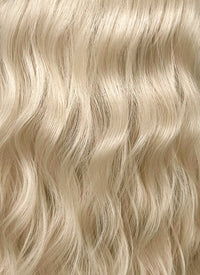 Ash Blonde With Brown Roots Wavy Lace Front Synthetic Wig LFK5501