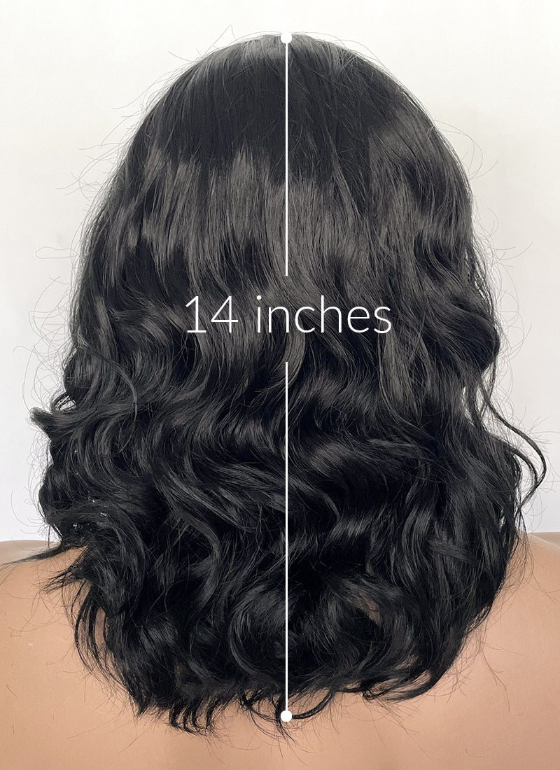 Marvel Loki Black Wavy Lace Front Synthetic Men's Wig LFK5554