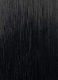 Black Straight 13" x 6" Lace Top Kanekalon Synthetic Hair Wig LFS018