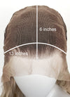 Blonde Mixed Brown With Dark Roots Wavy 13" x 6" Lace Top Kanekalon Synthetic Hair Wig LFS033